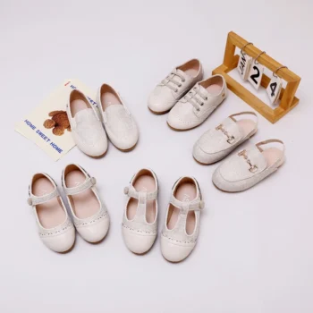 Kids' Leather Slip-On Shoes