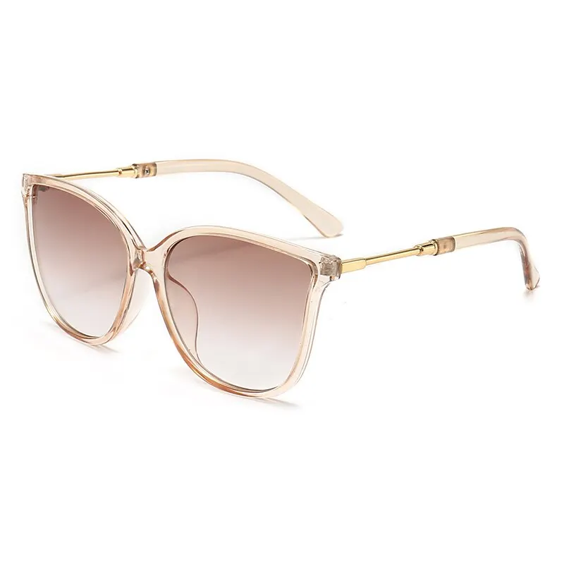 Cat-Eye Glasses with Mirrored Lenses