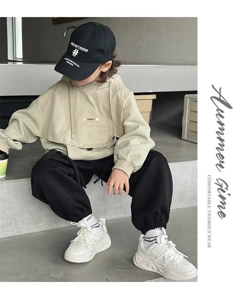 Boys' Loose Autumn Hoodie