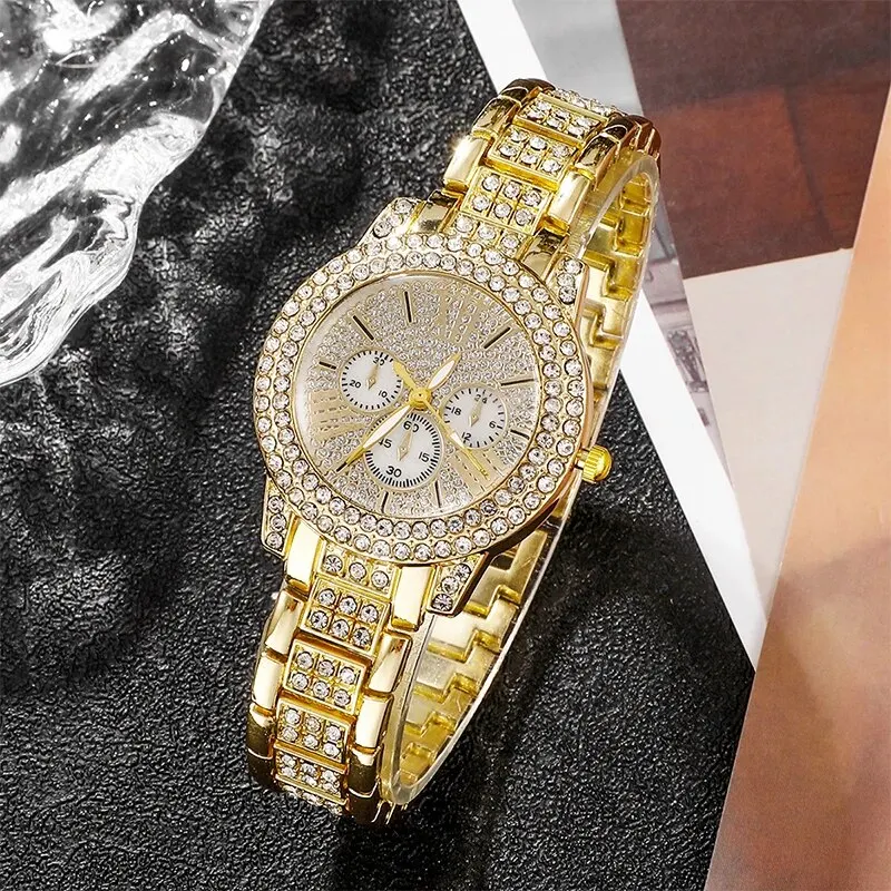 Watch, Ring, Necklace and Earrings Set