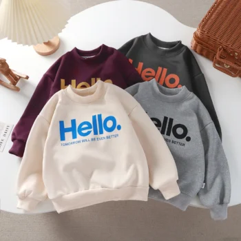 Kids' Letter Print Sweatshirt