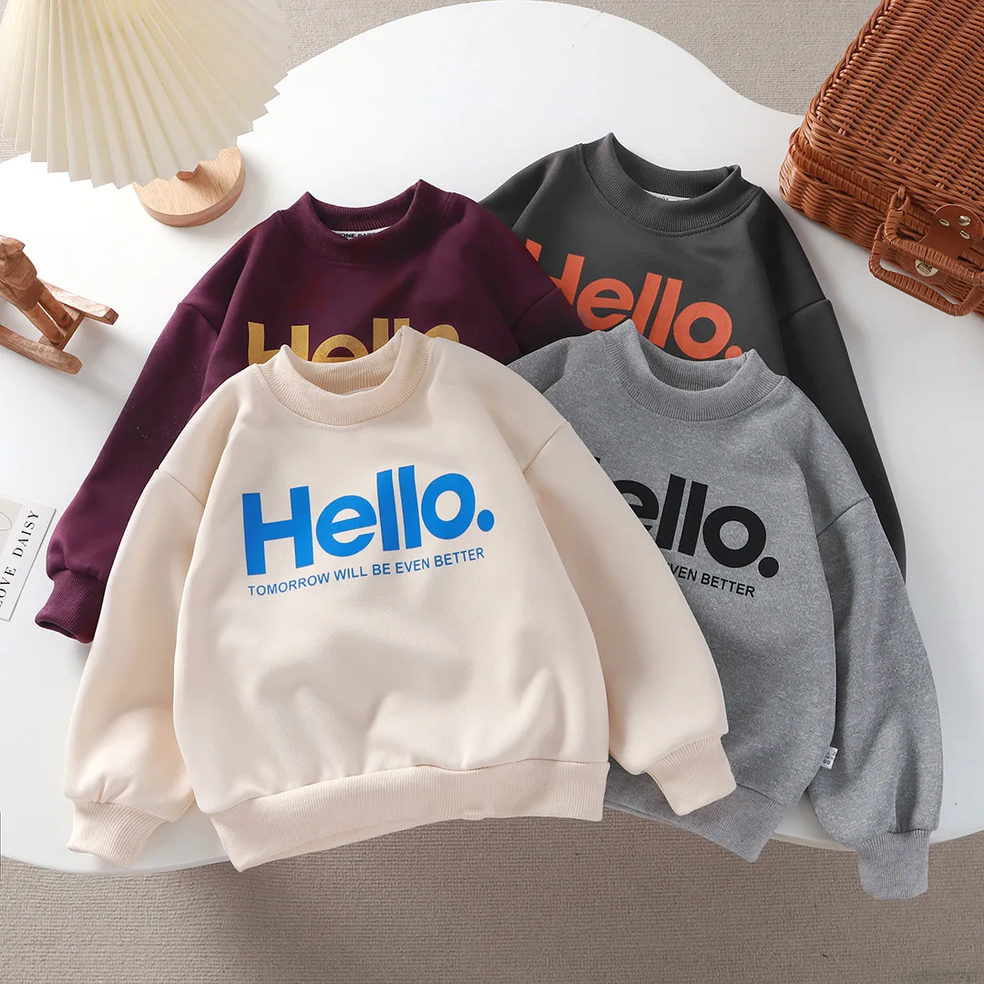 Kids' Letter Print Sweatshirt