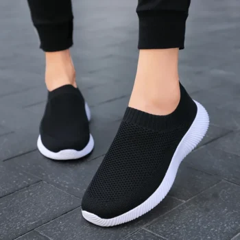 Mesh Platform Sneakers