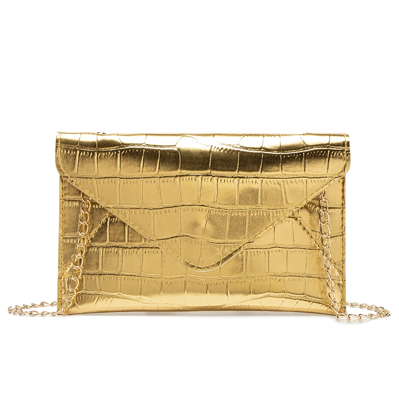 Gold and Silver Evening Bag for Occasions