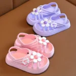 Kids' Floral Summer Slippers — Image 4