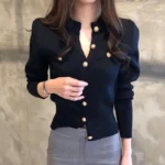 كارديجان نسائي بألوان هادئة — صورة 2