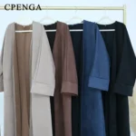 Elegant Long Modest Cardigan — Image 3