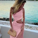 Summer Pleated Skirt with Waist Tie — Image 6
