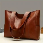 Vintage Large-Capacity Canvas Shoulder Bag — Image 6