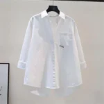 Elegant Loose Asymmetric Formal Shirt — Image 3