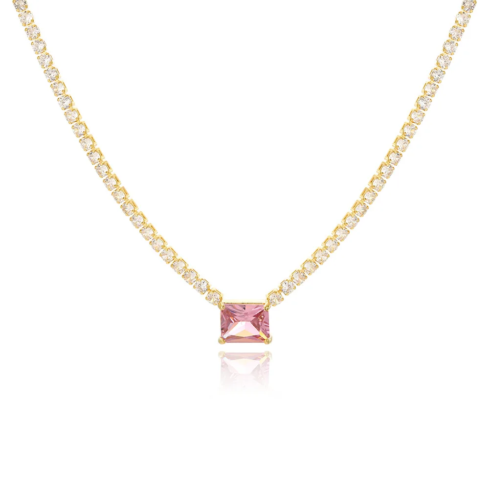 Crystal Heart Print Necklace — Image 15