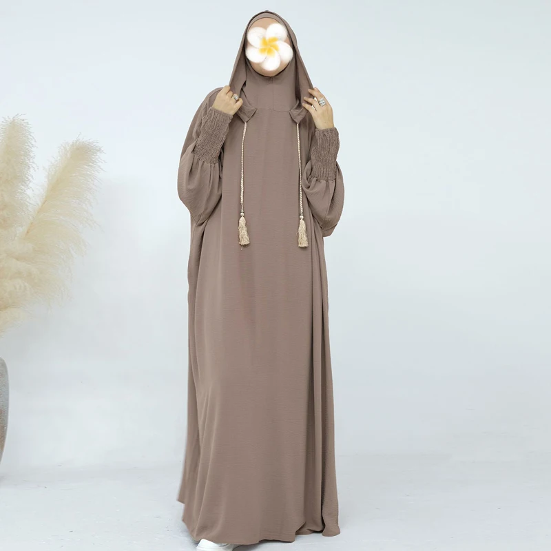 Prayer Abaya with Fringe