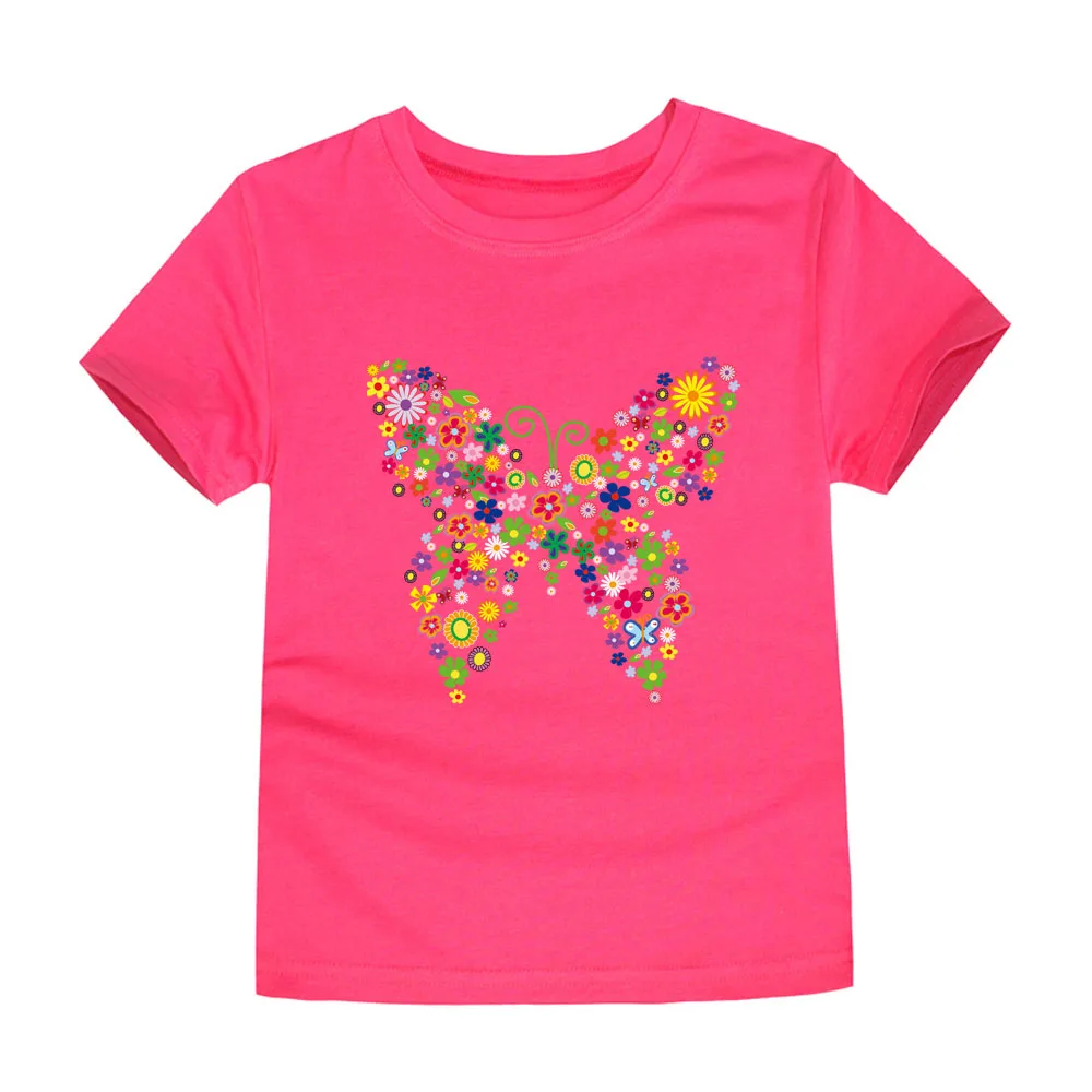 Girls' Floral Cotton Summer Shirt