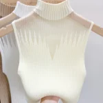 Knitted Mesh Tank Top