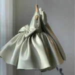 Baby Dress with Bow — Image 3