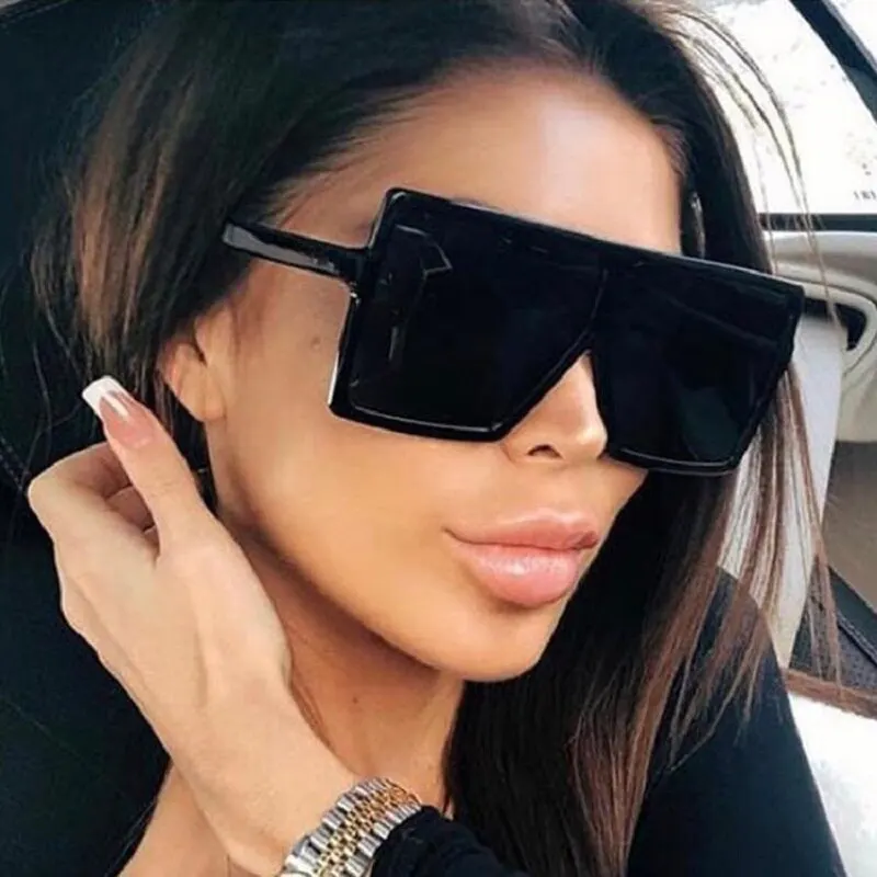 نظارة شمسية مربّعة واسعة — صورة 8