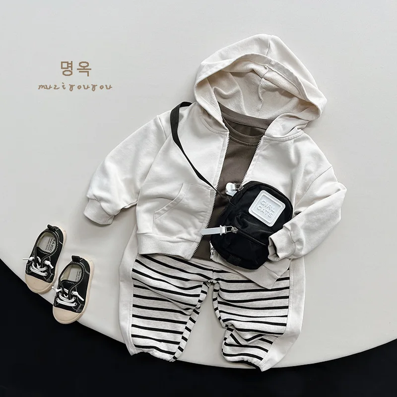Boys' Solid Hooded Jacket