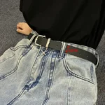 Vintage Faux Leather Belt — Image 5