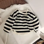 Girls' Long Sleeve Striped T-Shirt — Image 5