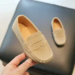 Boys' Solid Leather Shoes — Image 3