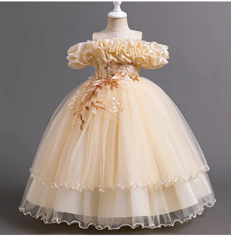 Girls' Elegant Long Dress — Image 22