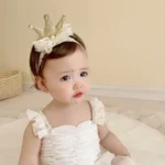 Newborn 2-Piece Lace Headband Set — Image 3