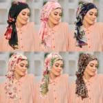 Floral Print Hair Tie Set