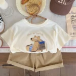 Kids' Modern Short Sleeve Cotton T-Shirt — Image 2