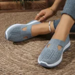Women's Casual Summer Shoes with Ribbed Sole — Image 5