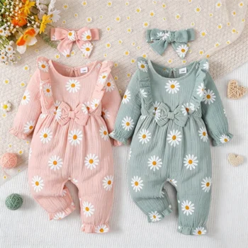 Newborn 2-Piece Autumn Set with Bow