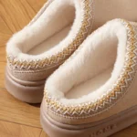 Winter Fur Platform Slippers — Image 6