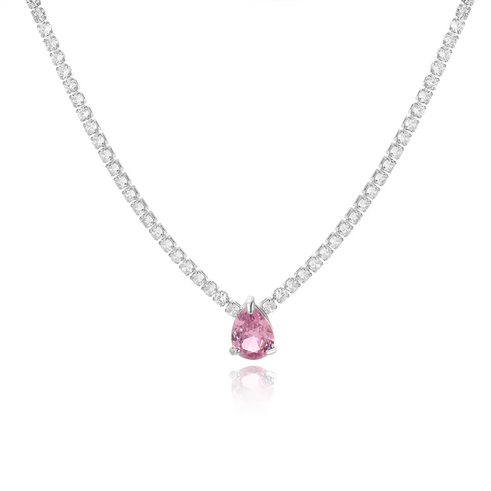 Crystal Heart Print Necklace — Image 18