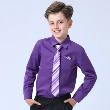 Purple Oxford School Shirt