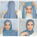 Chiffon Instant Hijab with Underscarf — Image 2