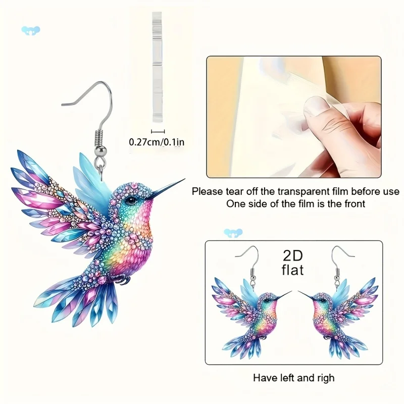 Elegant Colorful Acrylic Set