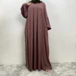 Elegant Round Neck Turkish Dress — Image 3