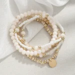 5-Piece Resin Bead Bracelet Set — Image 4