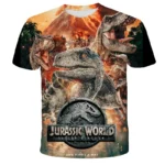 Kids' Dinosaur Print T-Shirt — Image 2