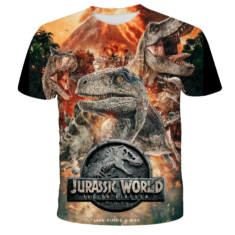 Kids' Dinosaur Print T-Shirt