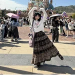 Layered Plaid Skirt with Ruffles — Image 2