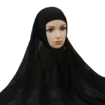 Chiffon Instant Hijab with Underscarf — Image 5