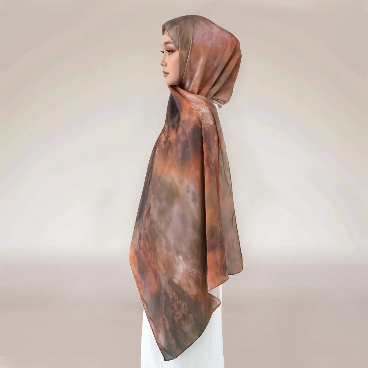 طرحة ساتان طويلة — صورة تفصيلية 20