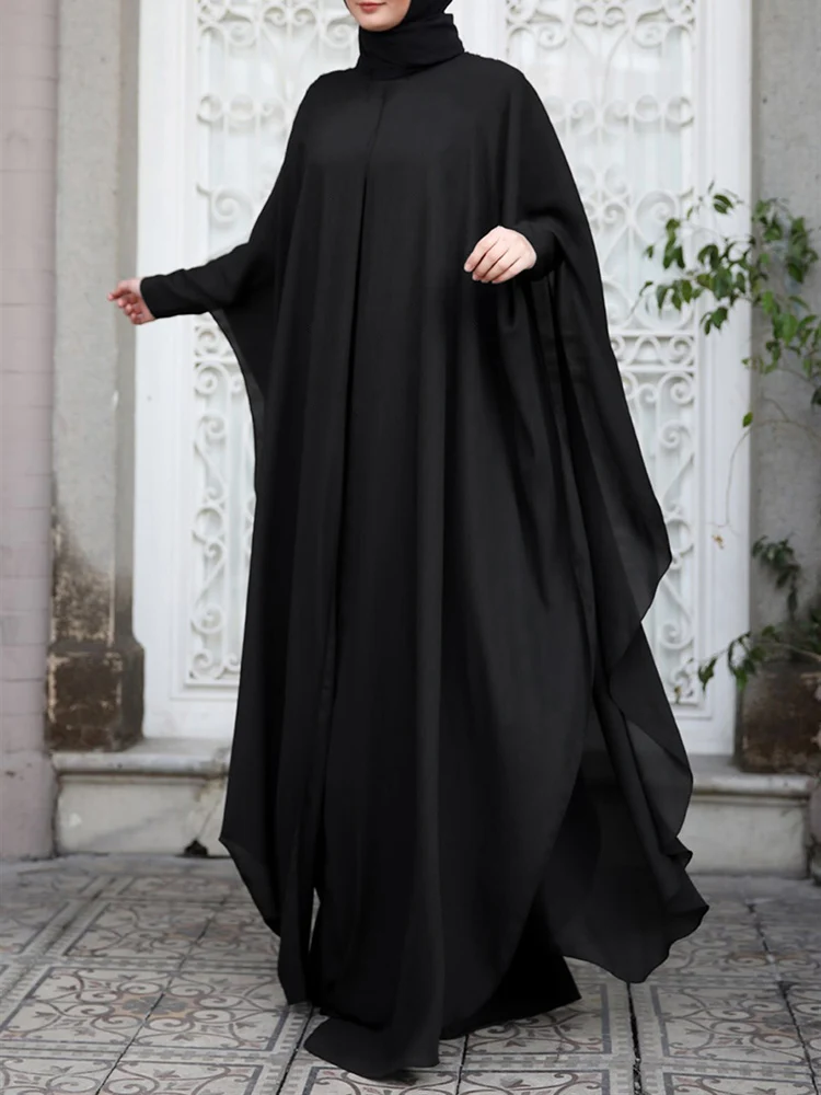 Long Chiffon Eid Abaya