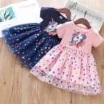 Baby Unicorn Tulle Dress — Image 4