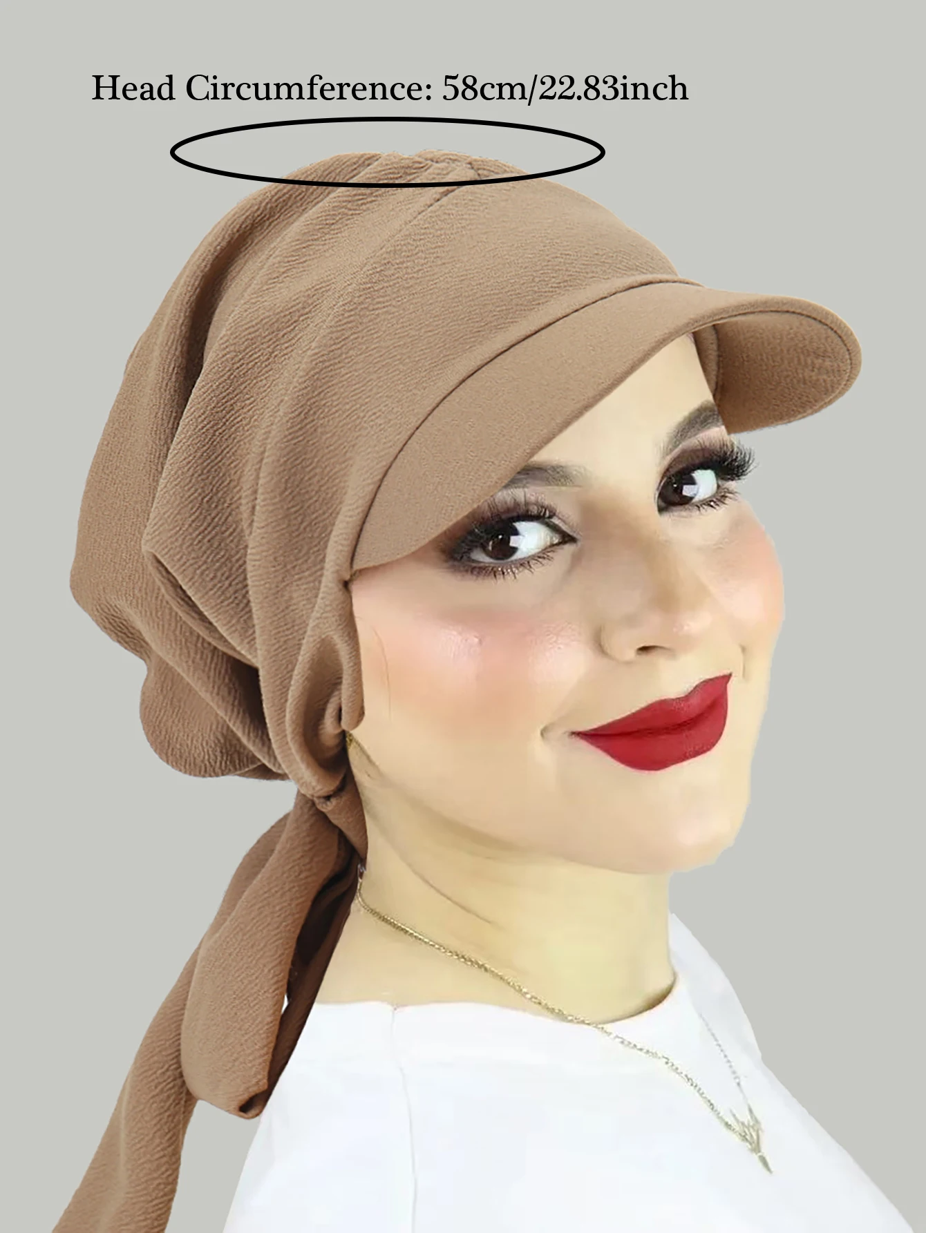 Solid Color Turban with Front Edge