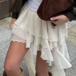 Casual Loose Pleated Skirt — Image 4