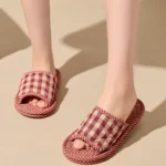Lightweight Floral Cotton Slippers — Image 2