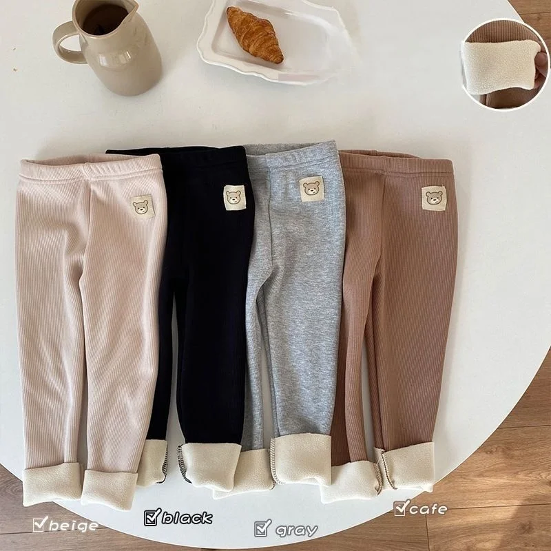 Girls' Lined Autumn Leggings