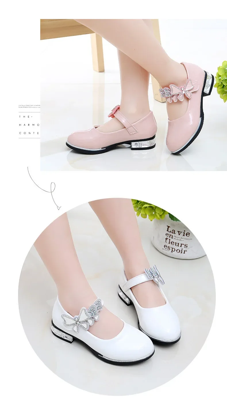 Girls' Leather Party Shoes — Image 15