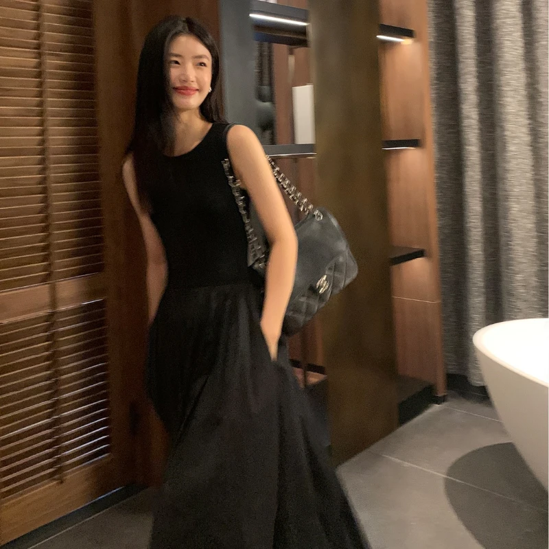 Classic Black Maxi Dress